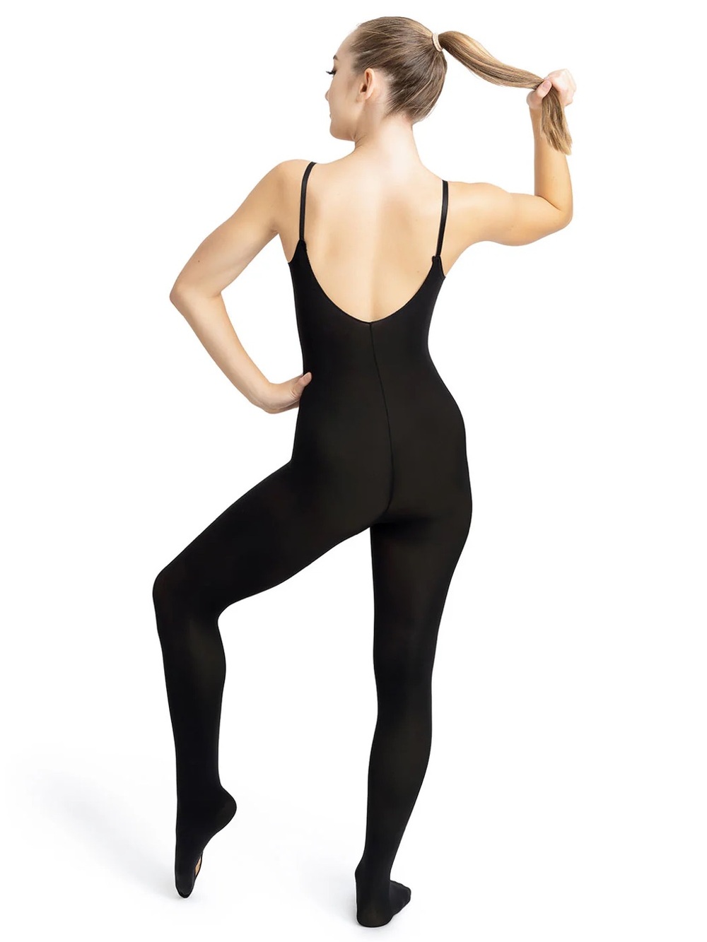 NWT Capezio Transition Bodytight Black S/M